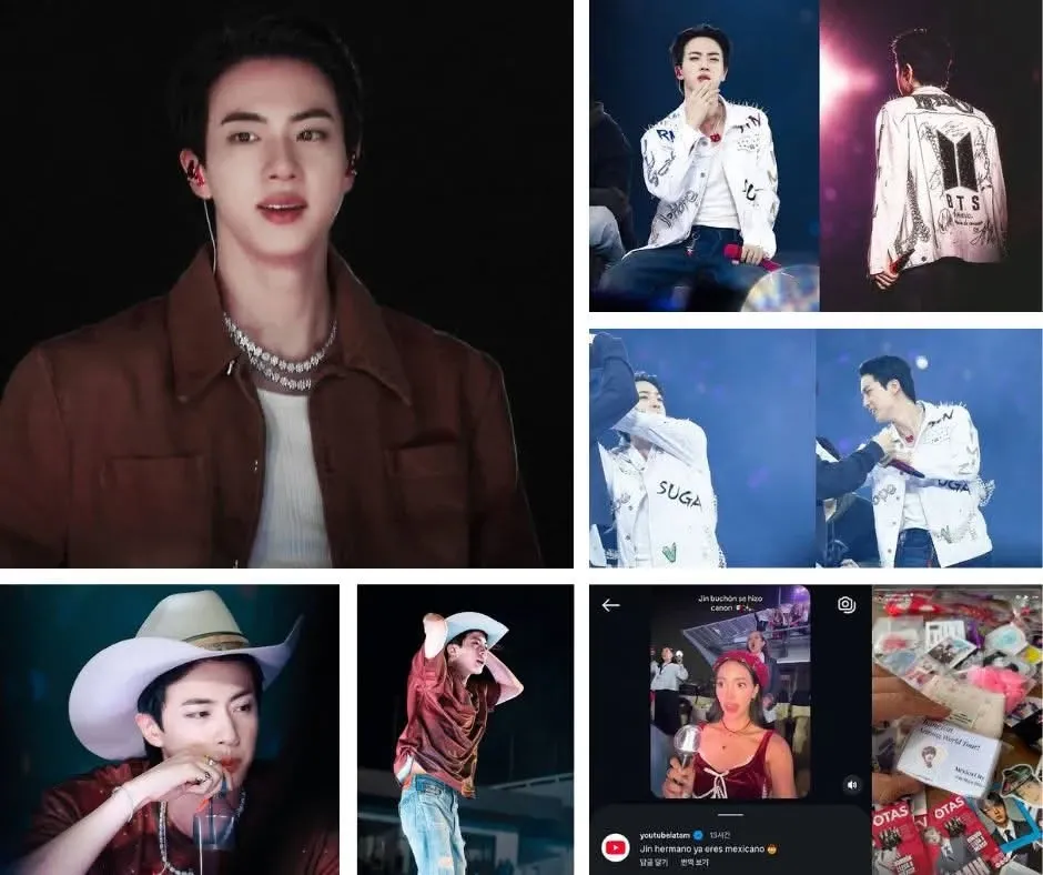 Foto aktivitas terbaru Jin (BTS)