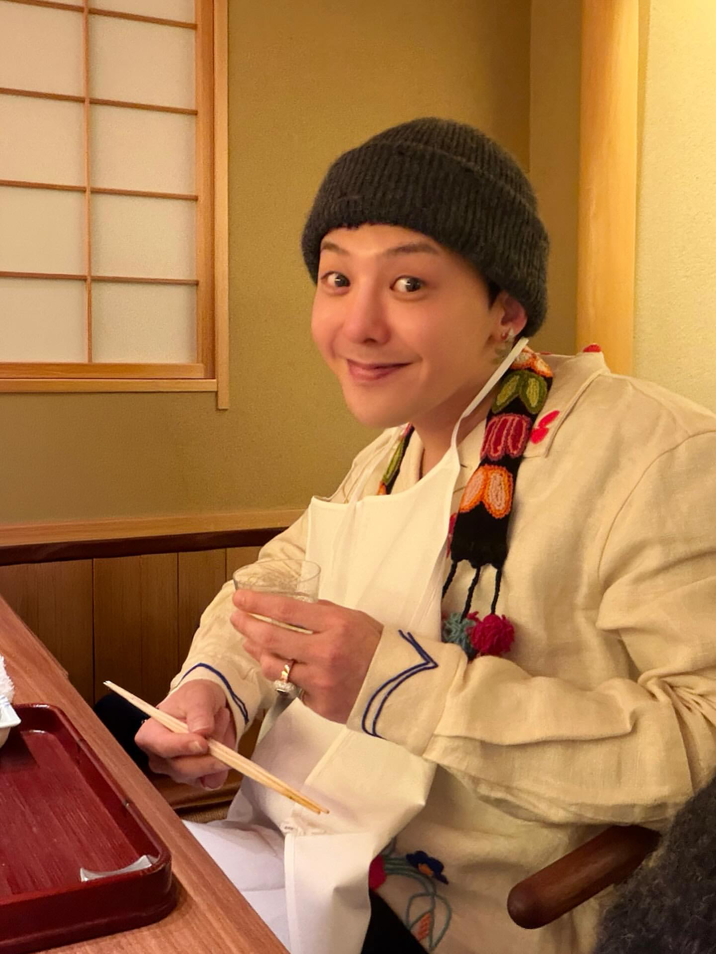 A moment captured by G-DRAGON (BIGBANG)'s fan