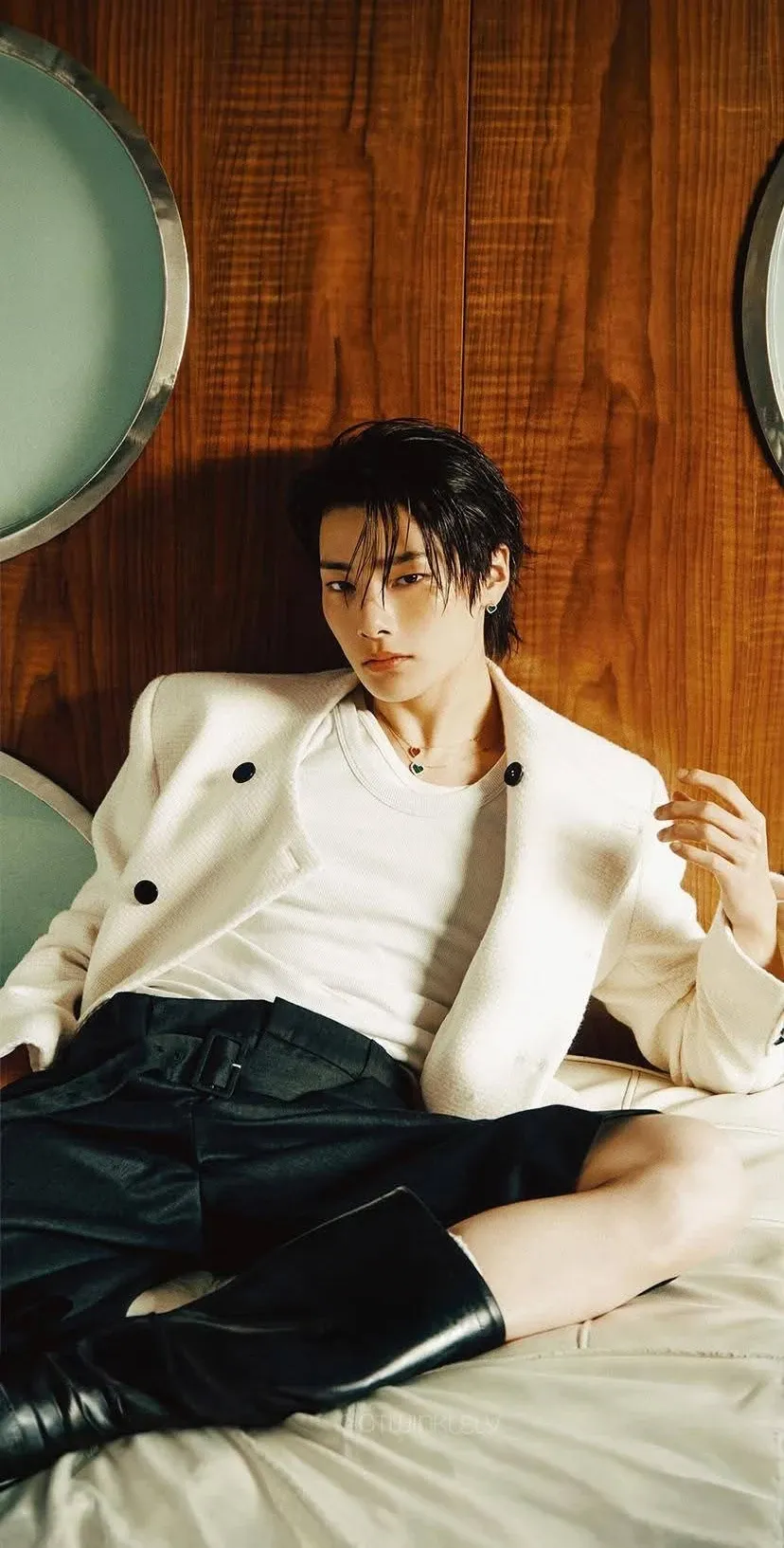 A heartfelt wallpaper shared by I.N (Stray Kids)'s fans