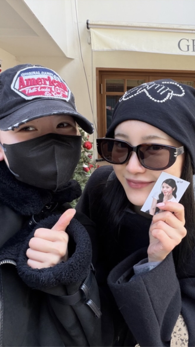 A moment captured by Sakurai Miu (ME:I)'s fan