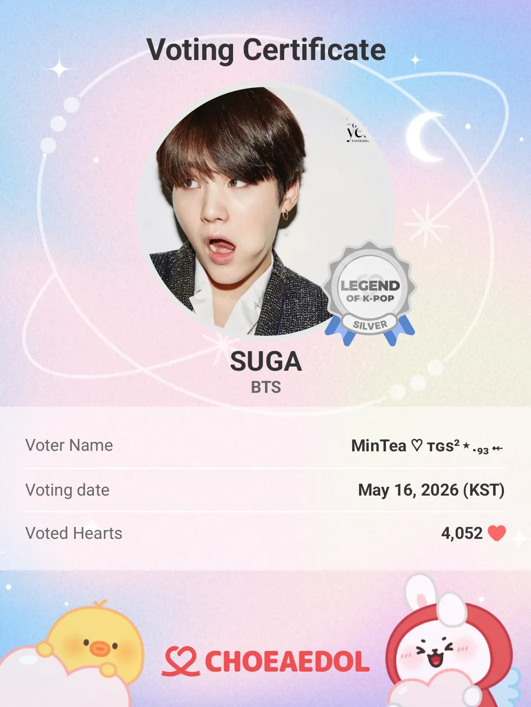 Potret di balik layar SUGA (BTS)