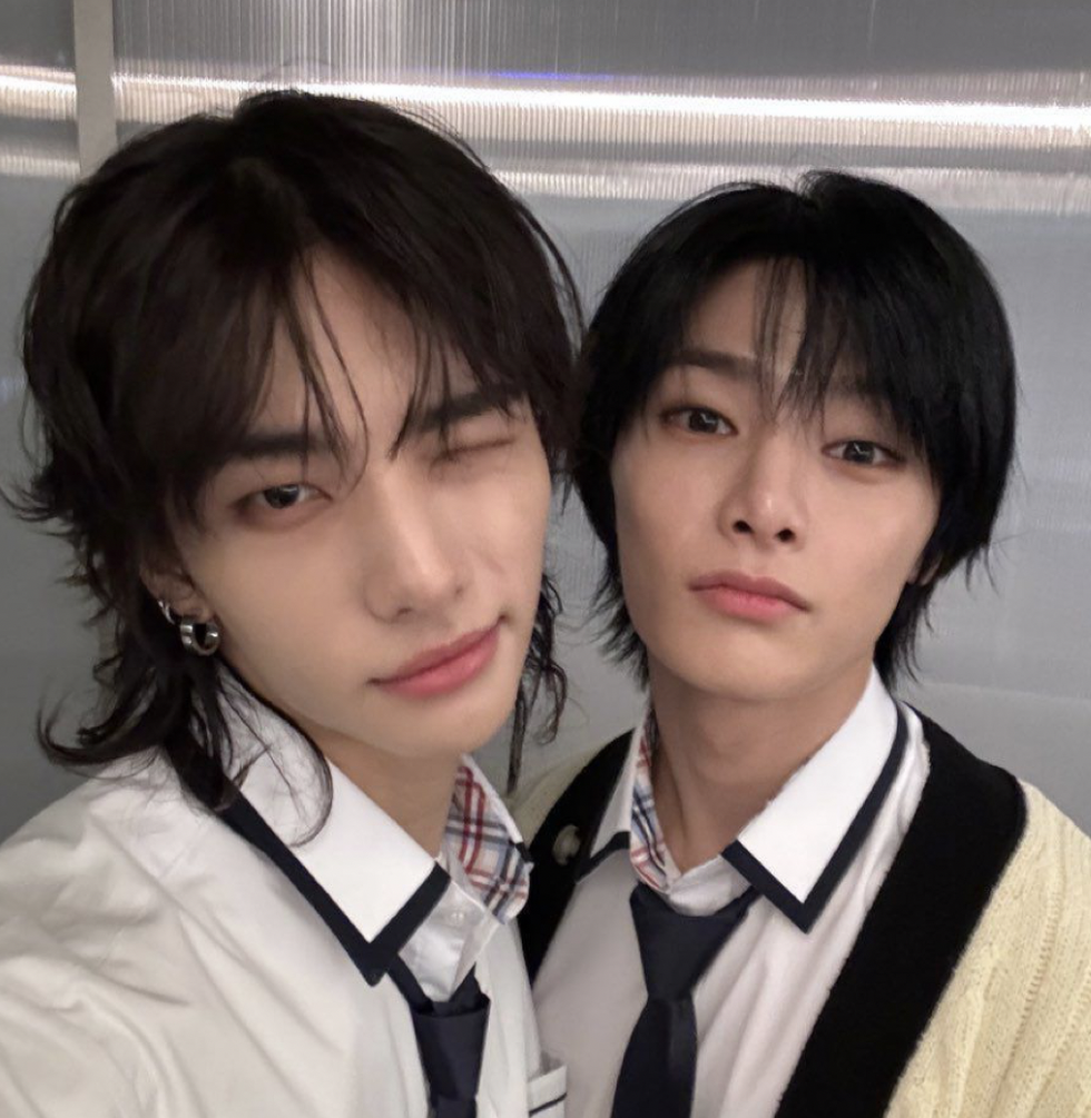 Behind-the-scenes cut of Hyunjin (Stray Kids)