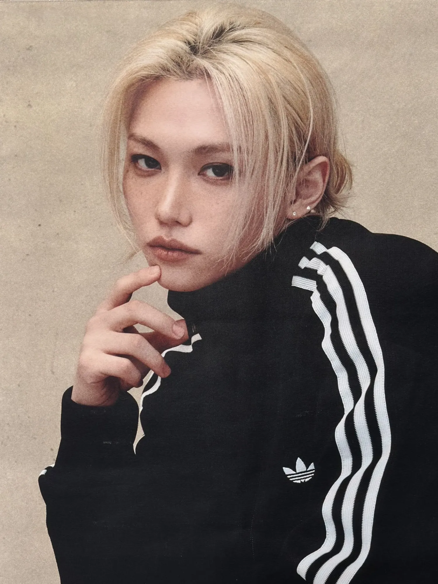 A moment captured by Felix (Stray Kids)'s fan