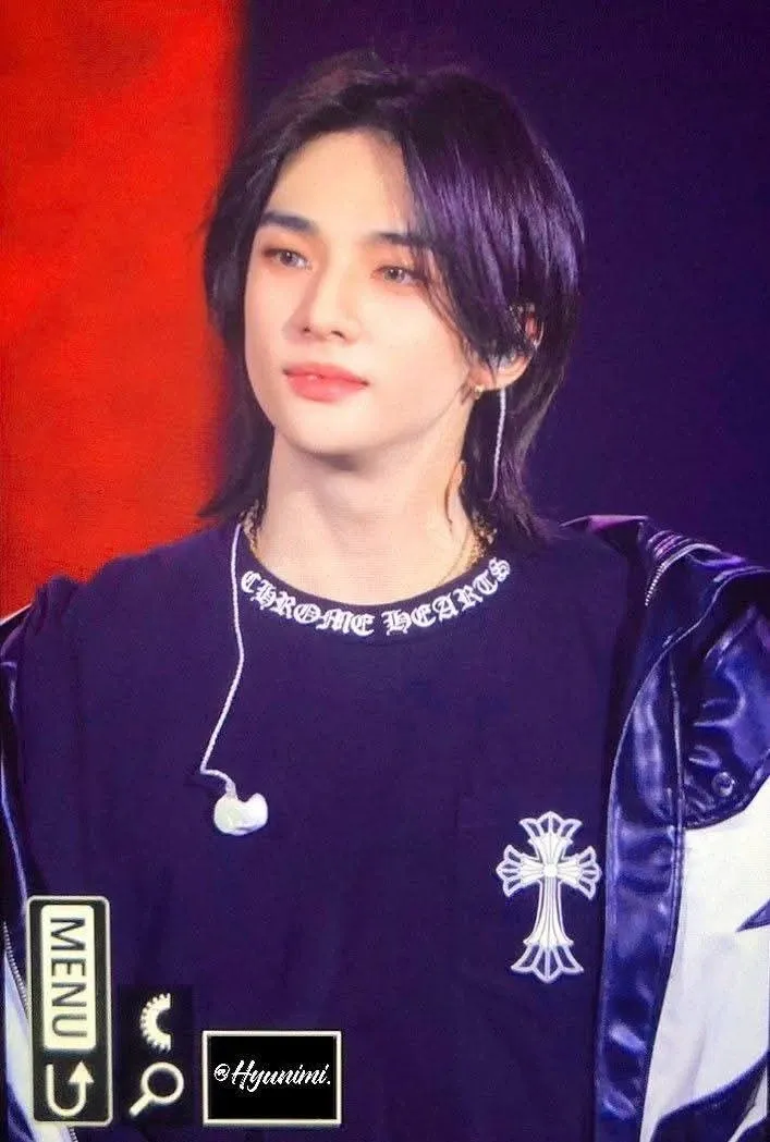 Recent activity shot of Hyunjin (Stray Kids)