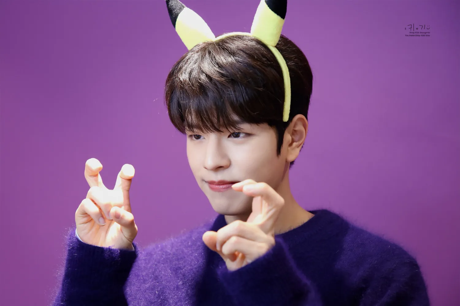 Behind-the-scenes cut of Seungmin (Stray Kids)
