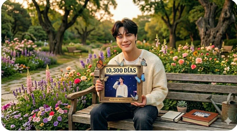 Recent activity shot of Moonbin (ASTRO)