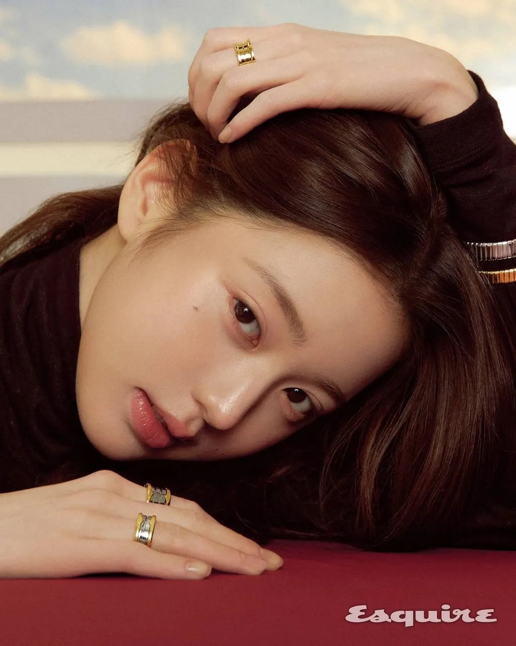 A moment captured by Jang Wonyoung (IVE)'s fan