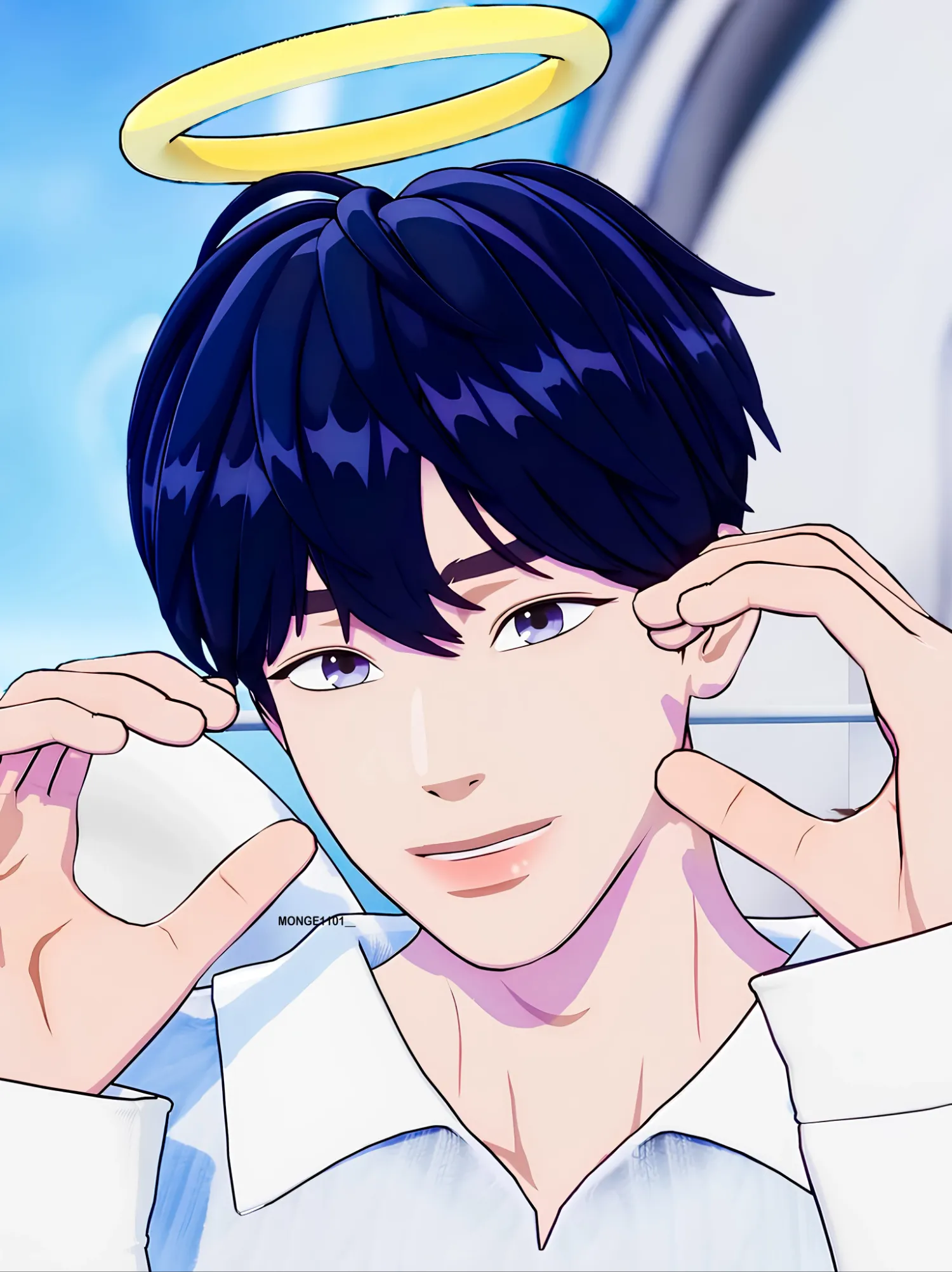 Recent activity shot of Yejun (PLAVE)