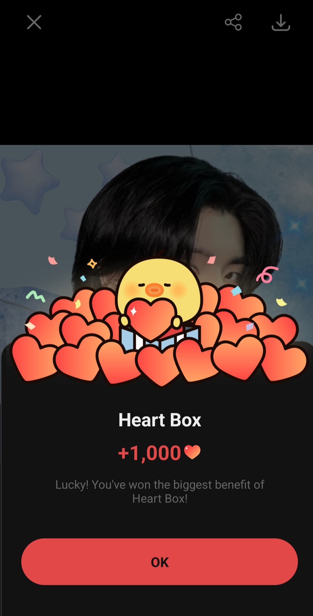 A heartfelt wallpaper shared by Jake (ENHYPEN)'s fans