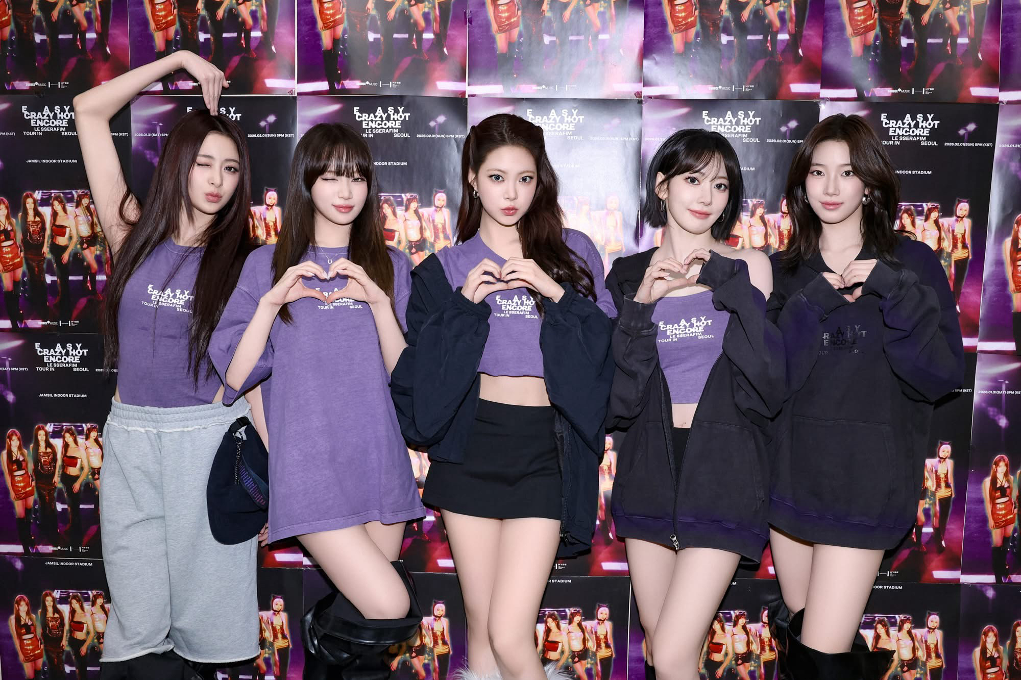 A moment captured by LE SSERAFIM's fan