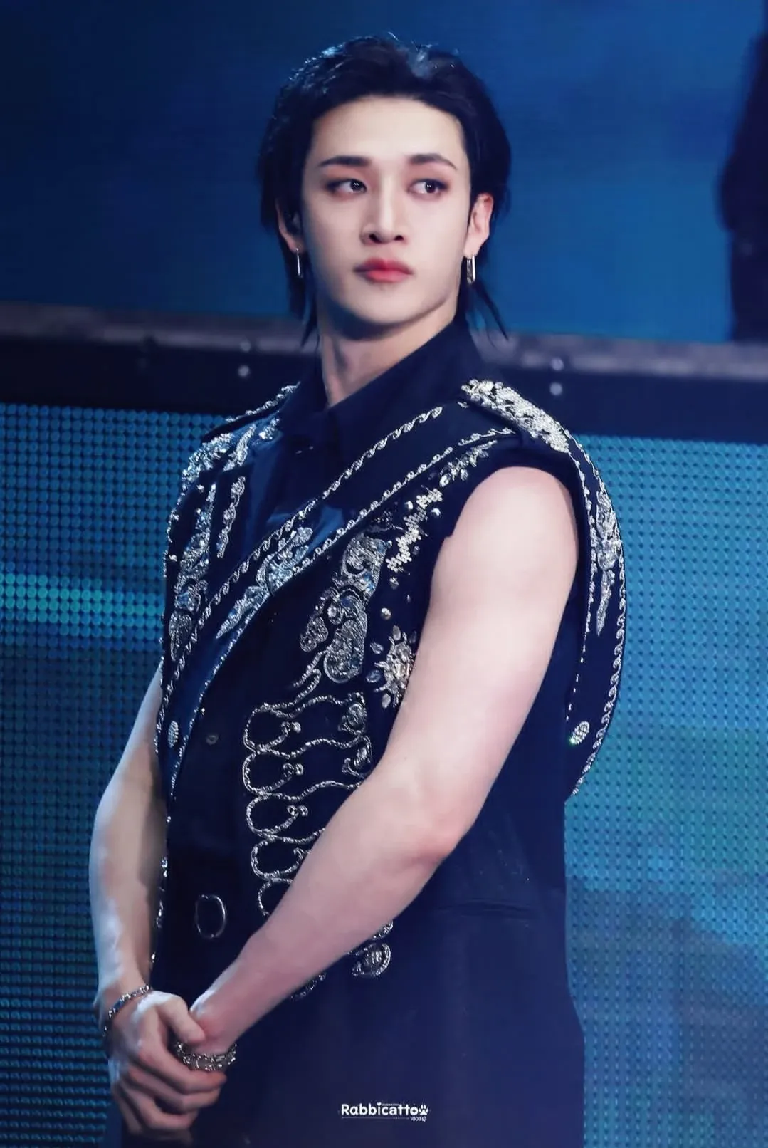 Recent activity shot of Bang Chan (Stray Kids)