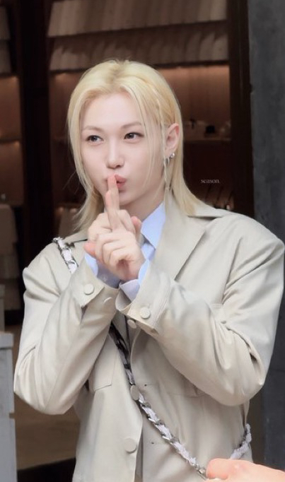 Recent activity shot of Felix (Stray Kids)