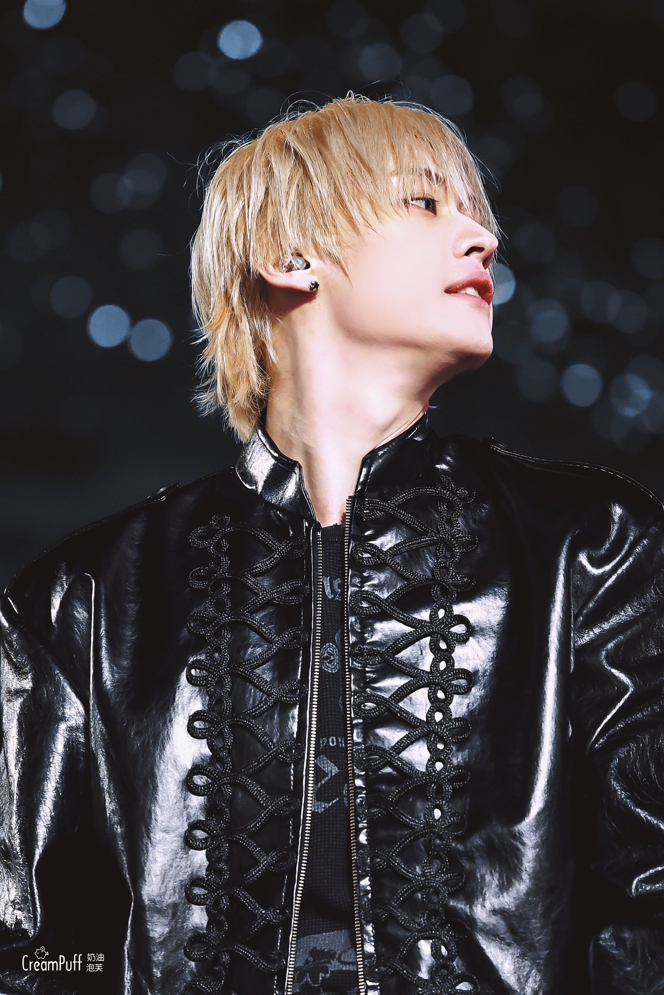 Recent activity shot of Lee Know (Stray Kids)