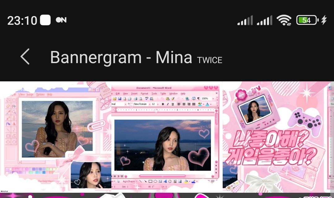 Foto terbaru Mina (TWICE)