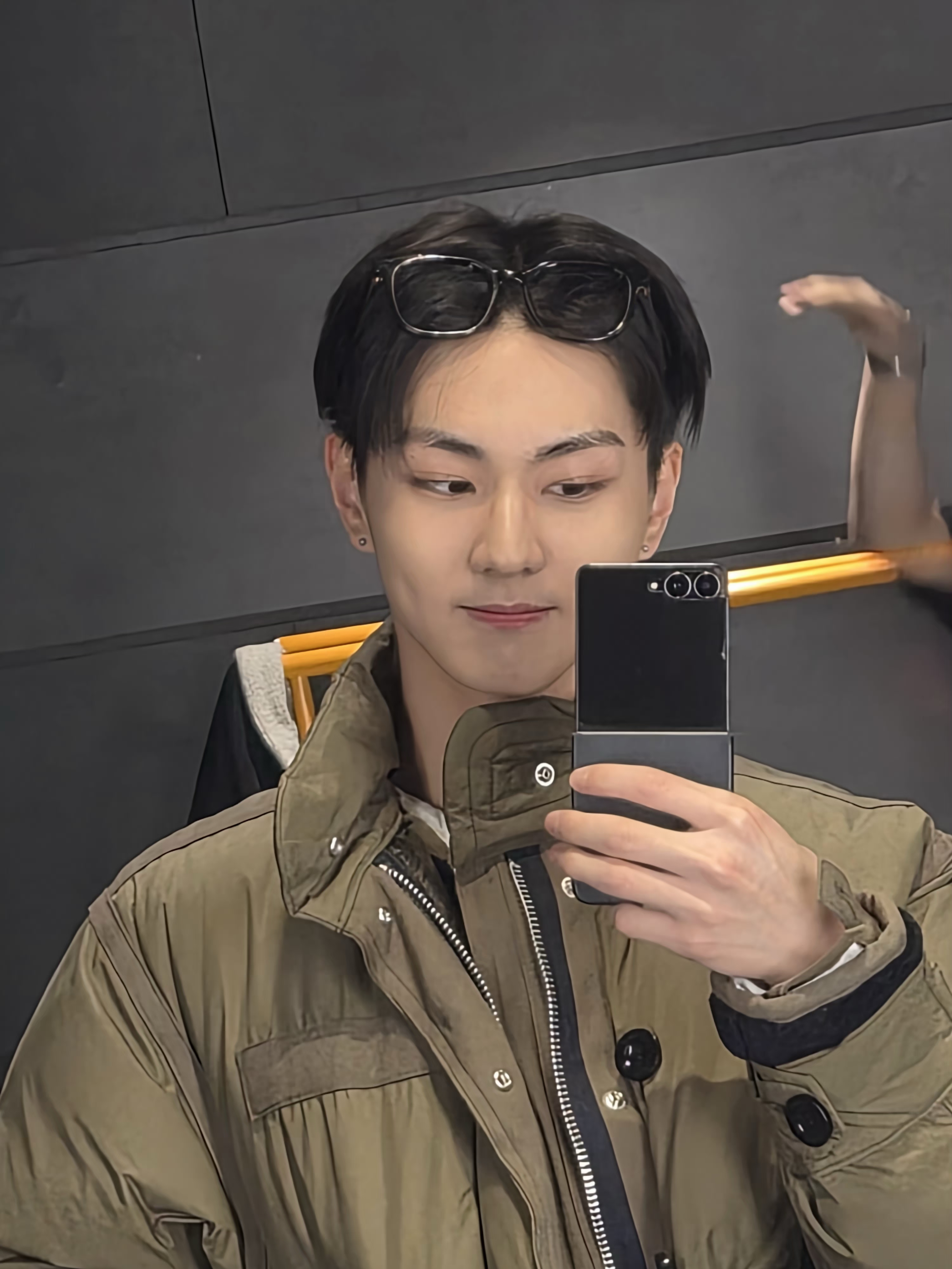 A moment captured by Jungwon (ENHYPEN)'s fan