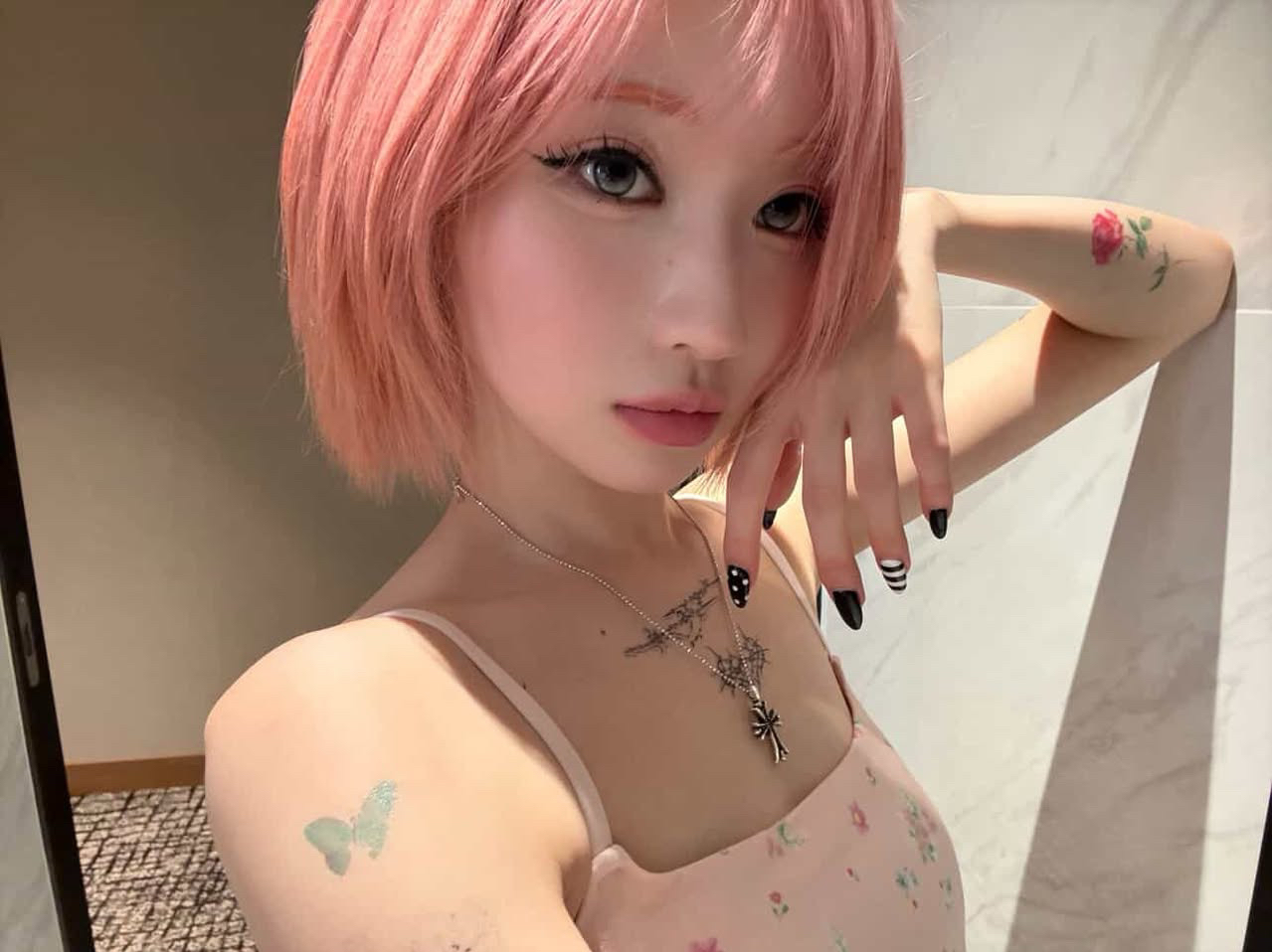 A moment captured by Asa (BABYMONSTER)'s fan