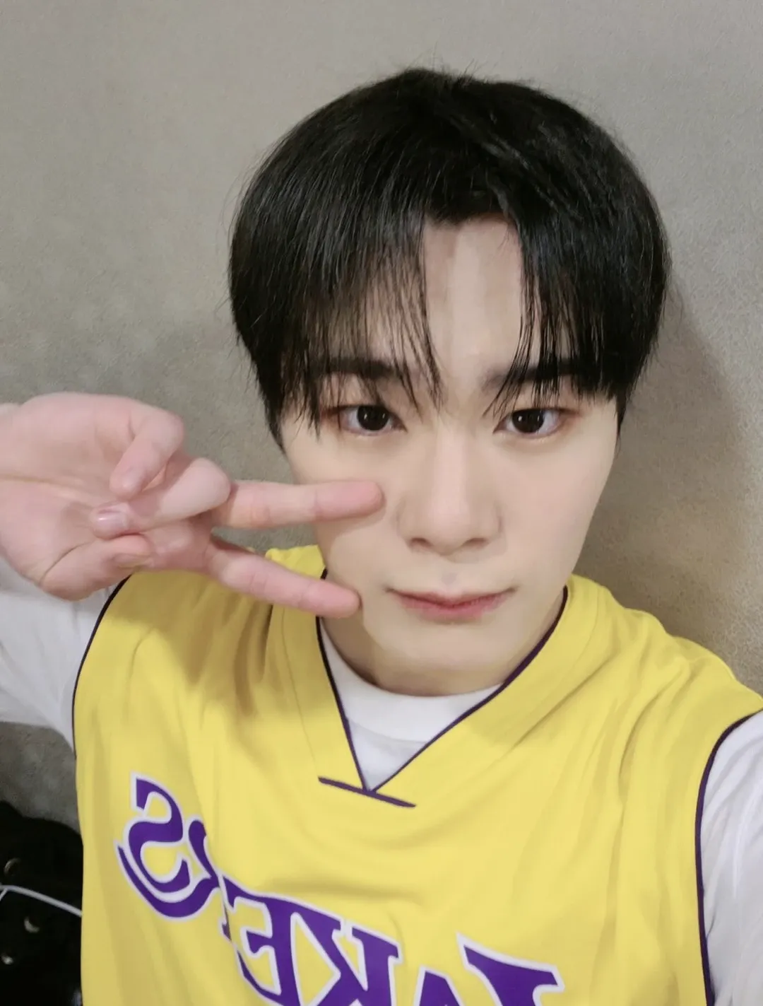 Recent activity shot of Moonbin (ASTRO)