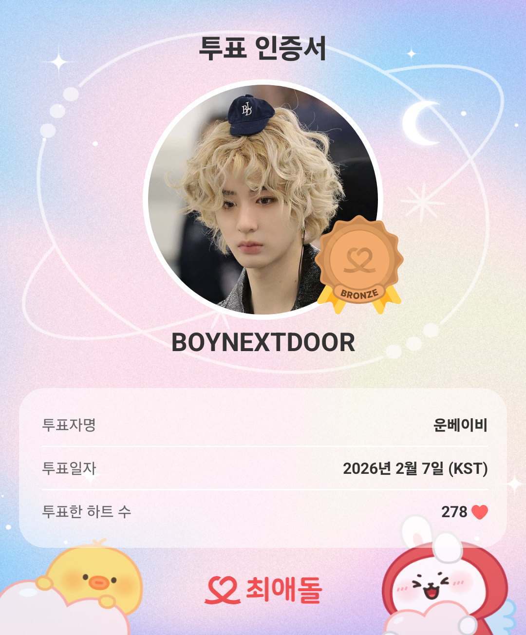 Recent activity shot of BOYNEXTDOOR