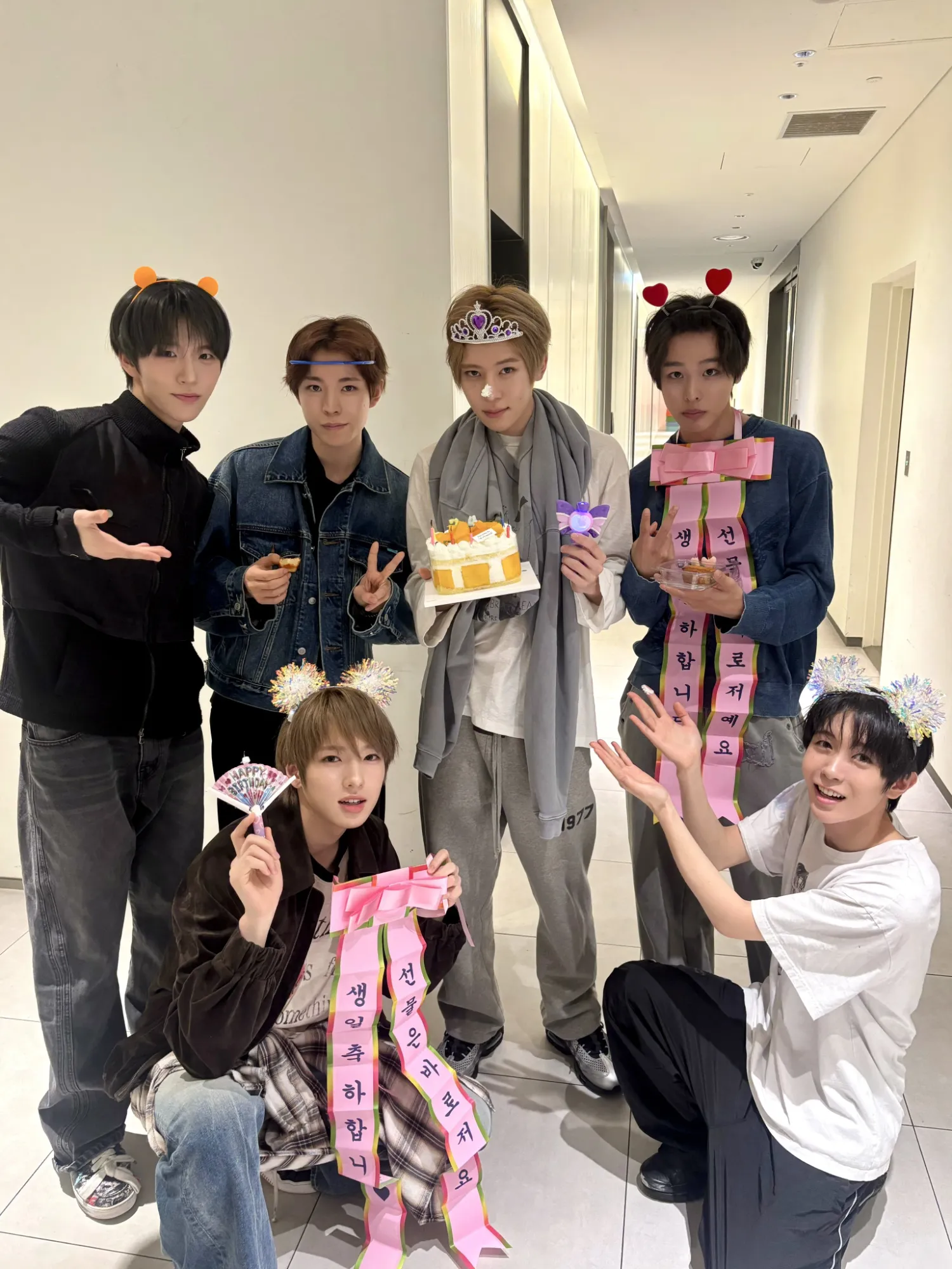 Recent activity shot of NCT WISH