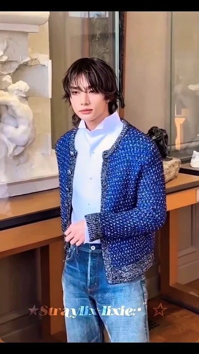 Behind-the-scenes cut of Hyunjin (Stray Kids)