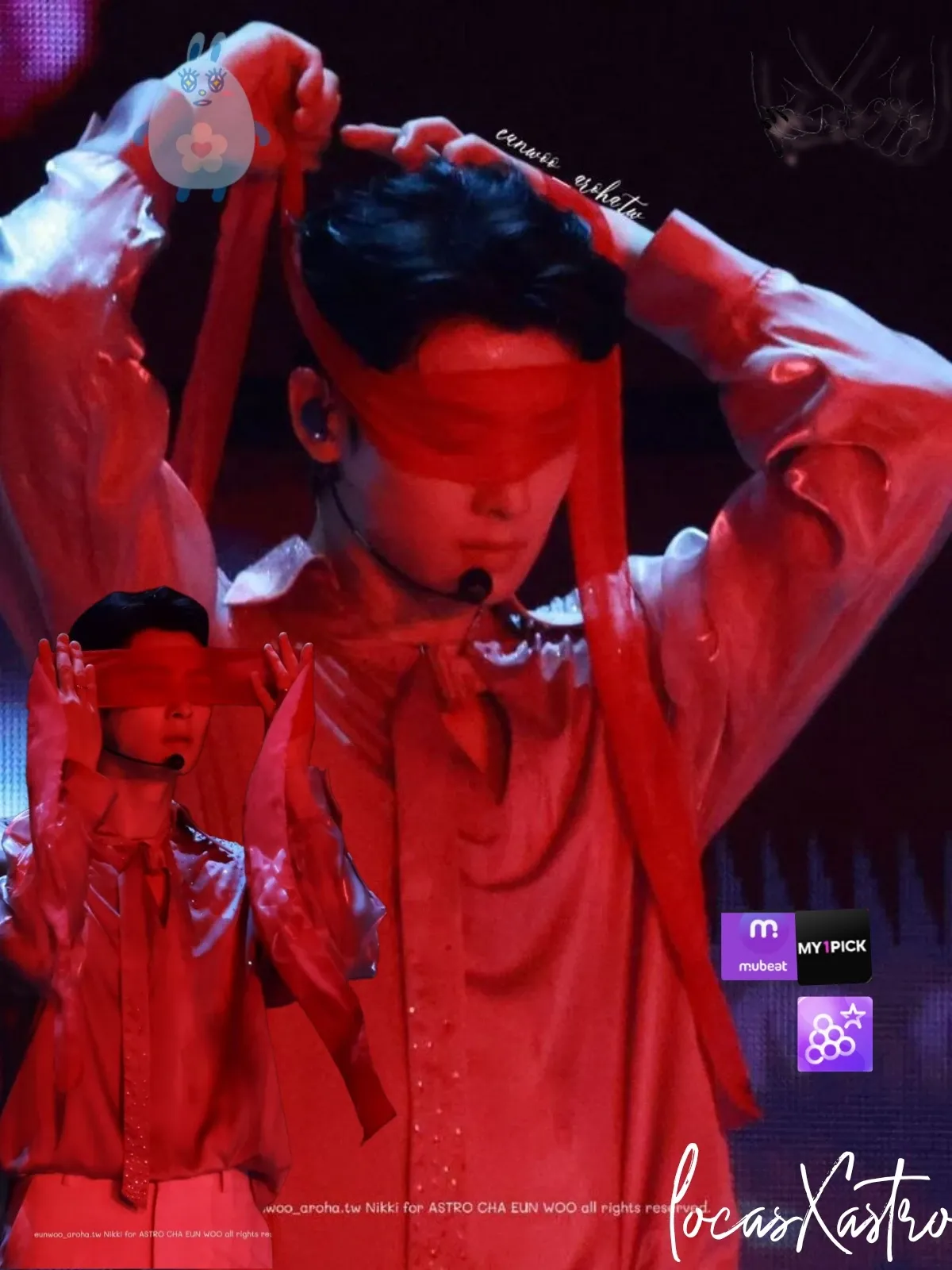 A moment captured by Eunwoo (ASTRO)'s fan