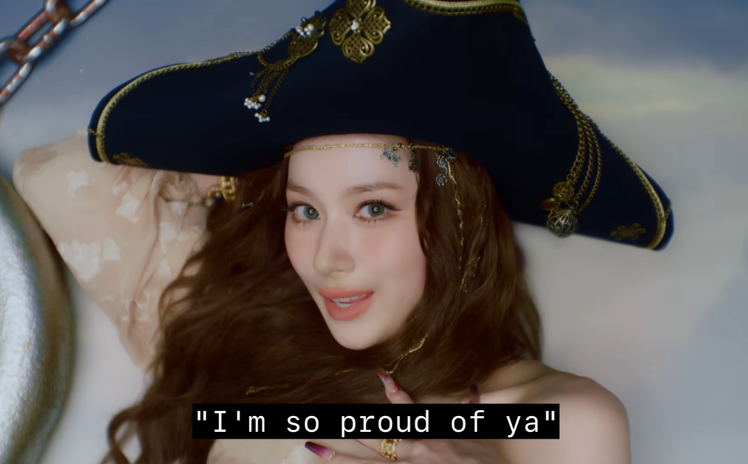 Behind-the-scenes cut of Sana (TWICE)