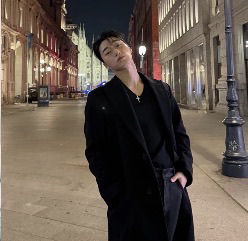 A moment captured by San (ATEEZ)'s fan