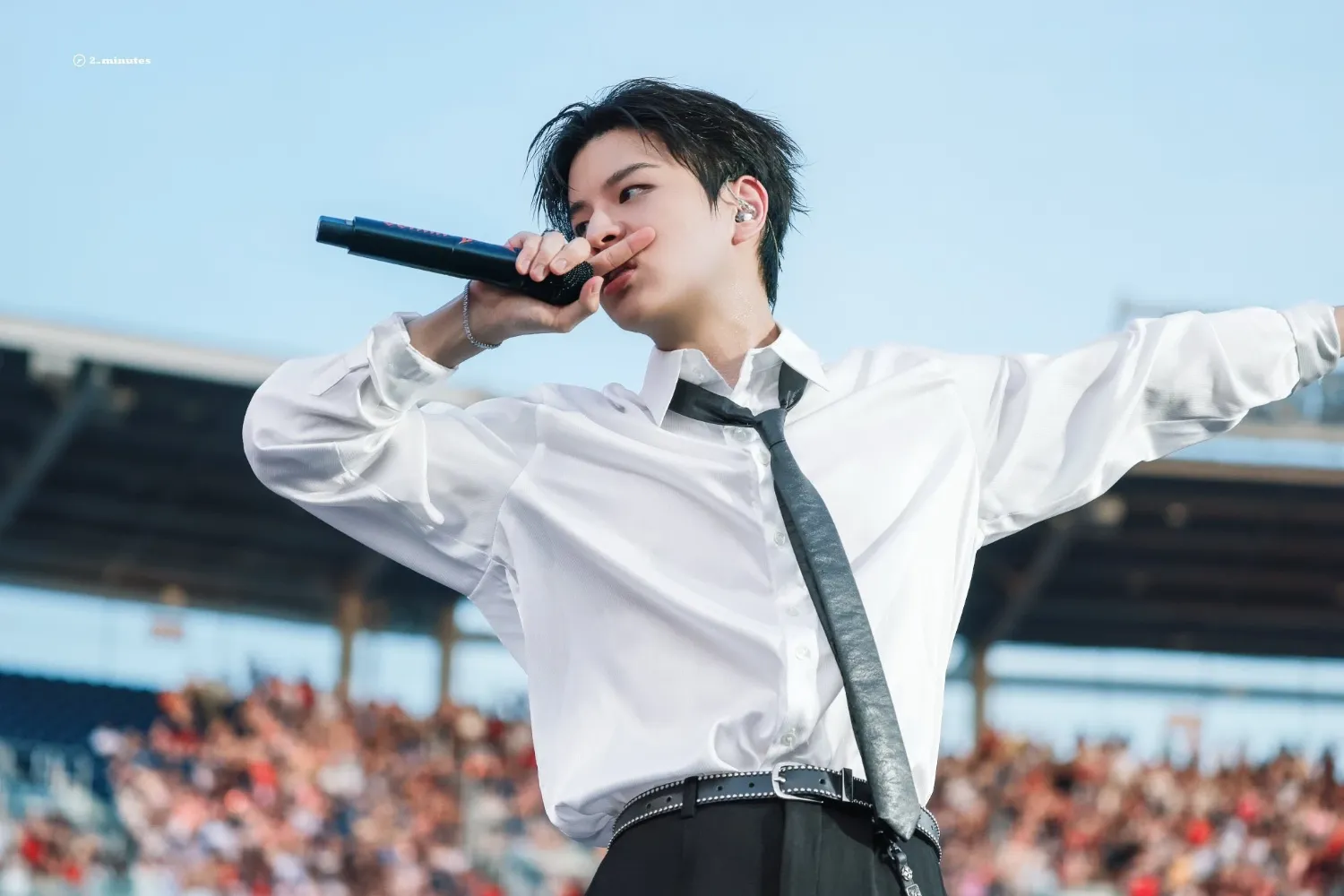 A moment captured by Seungmin (Stray Kids)'s fan