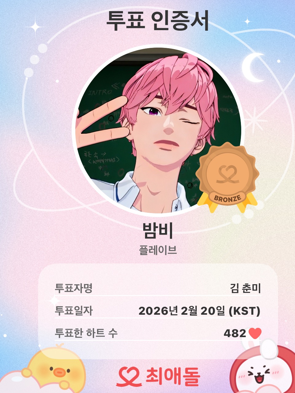 Latest photo of Bamby (PLAVE)