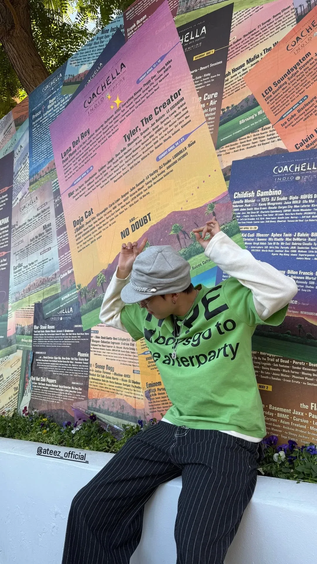 Recent activity shot of Hongjoong (ATEEZ)