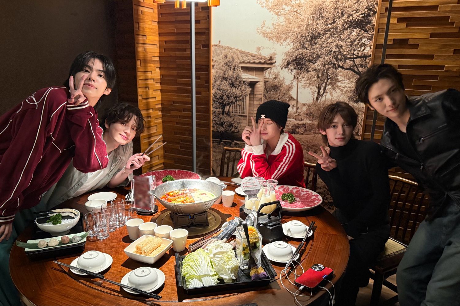 A moment captured by TWS's fan