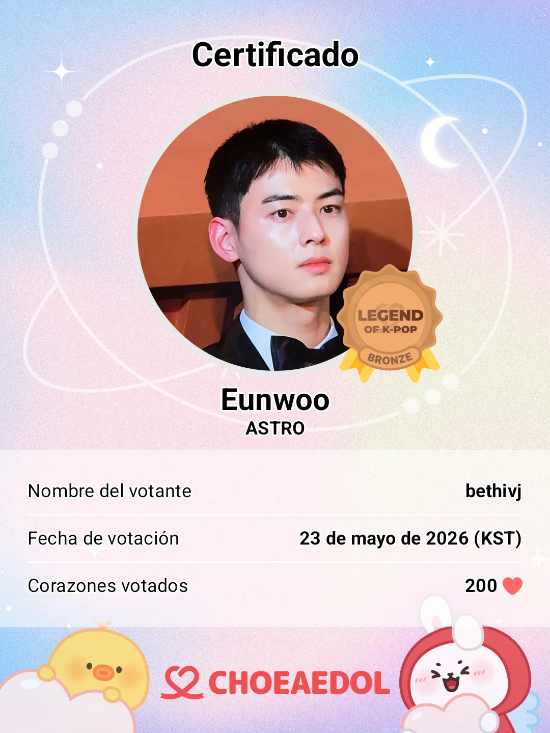 Latest photo of Eunwoo (ASTRO)