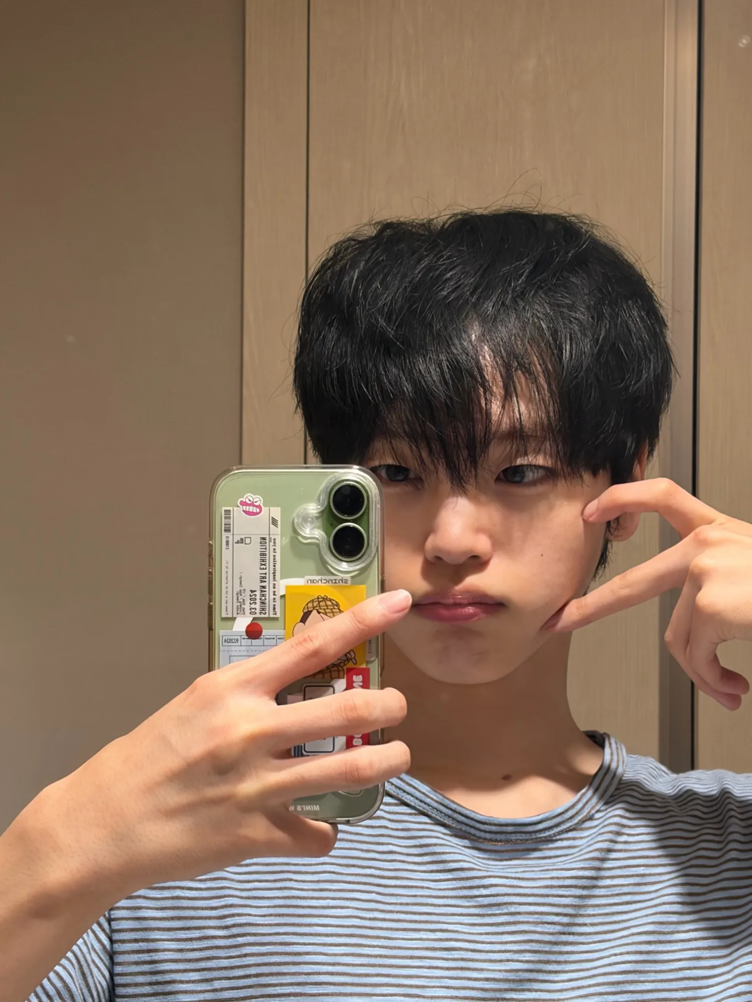 A moment captured by Hyeongjun (CRAVITY)'s fan