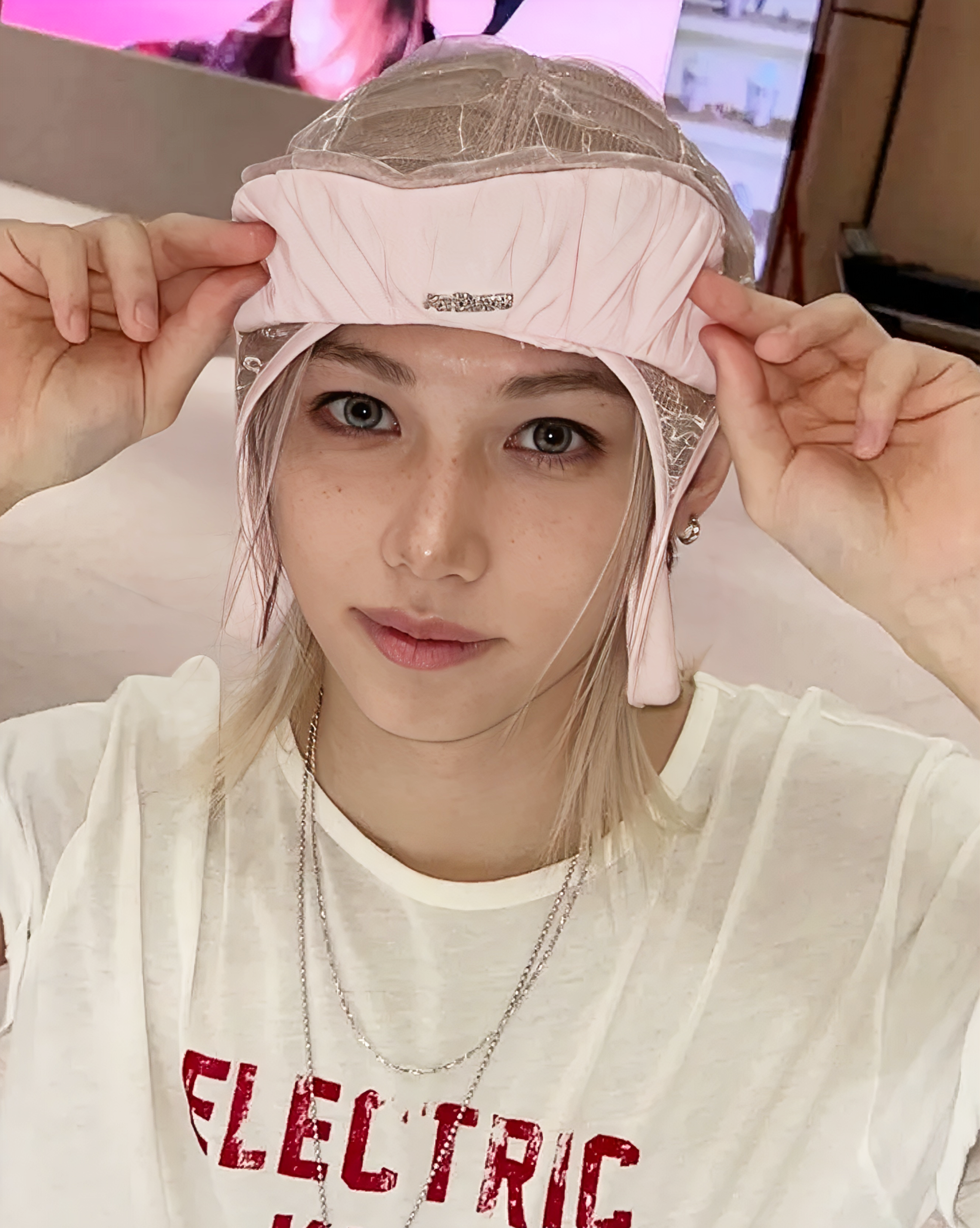 A moment captured by Felix (Stray Kids)'s fan