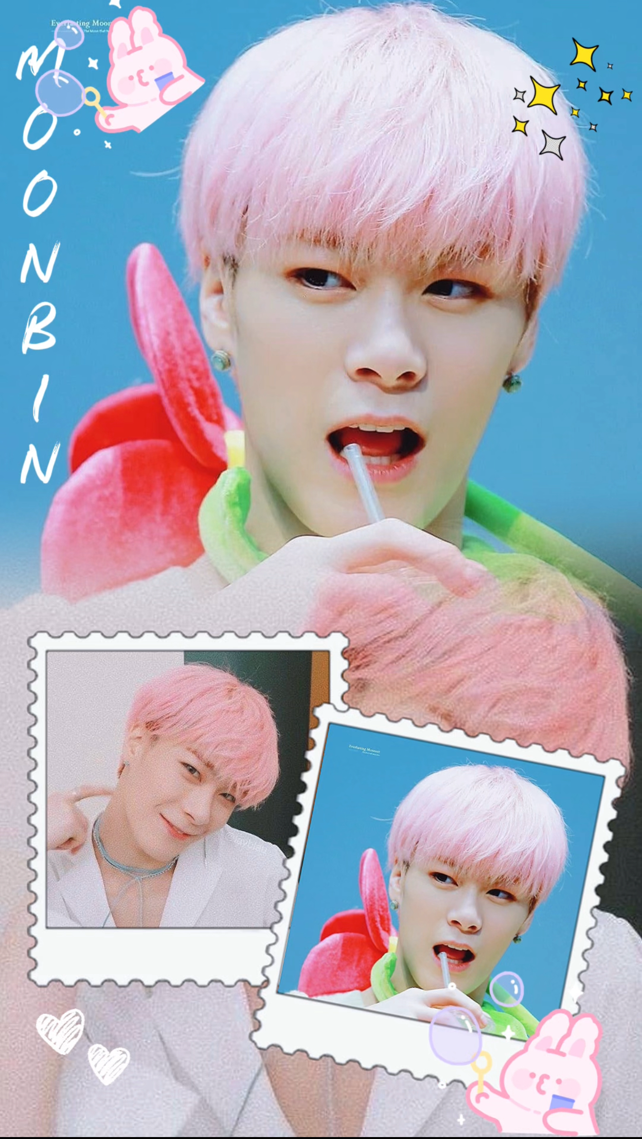 Recent activity shot of Moonbin (ASTRO)