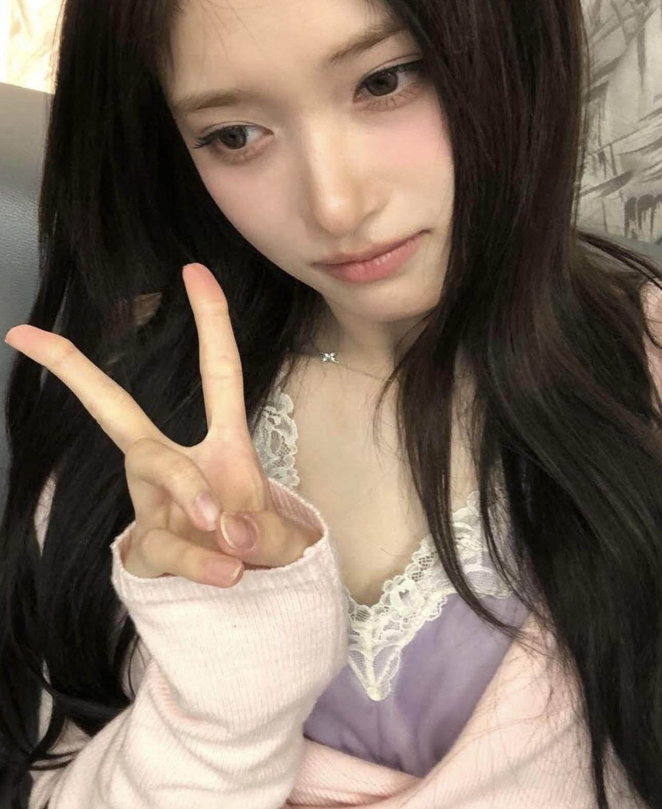 Recent activity shot of Leeseo (IVE)