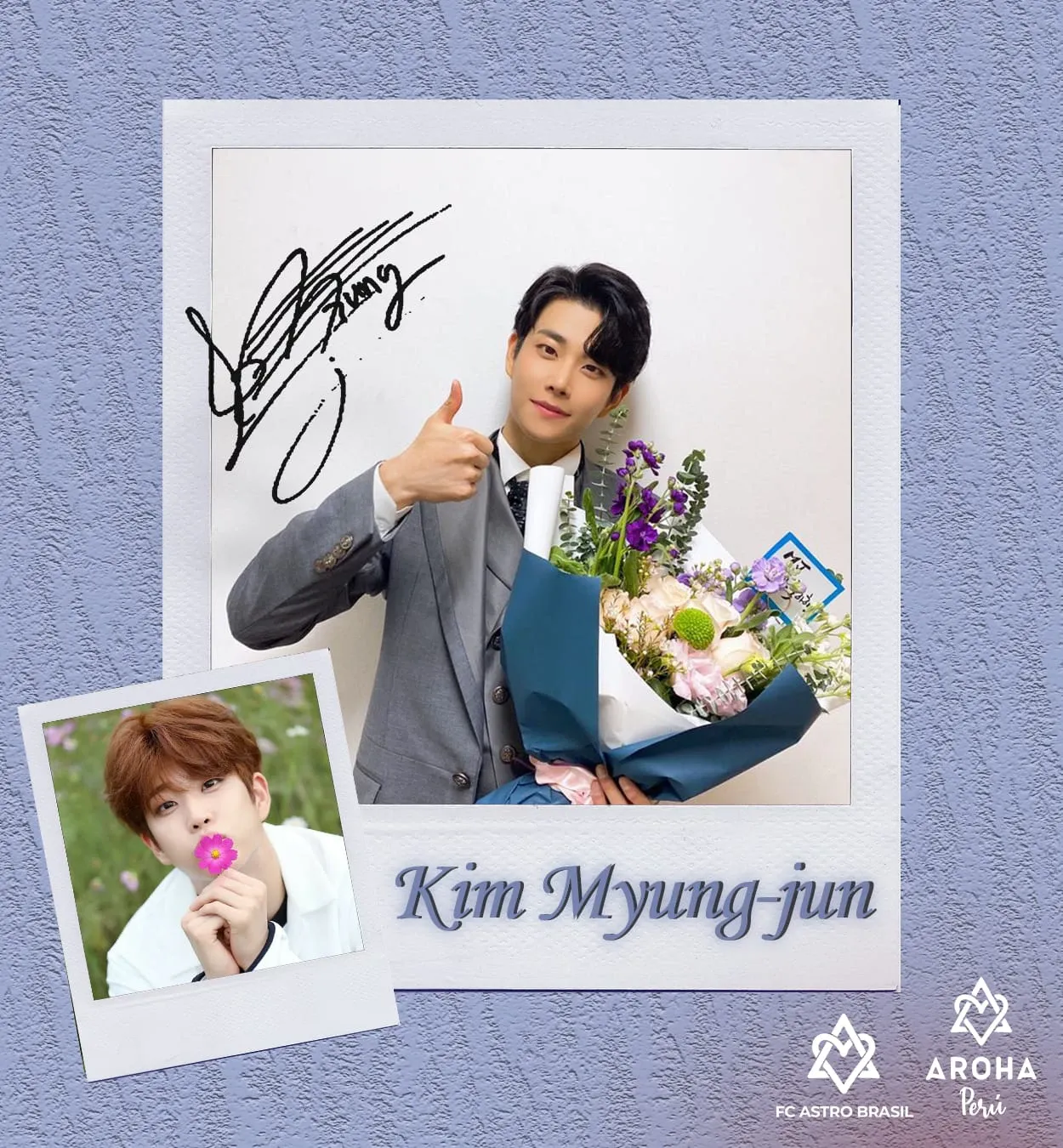 A moment captured by MJ (ASTRO)'s fan