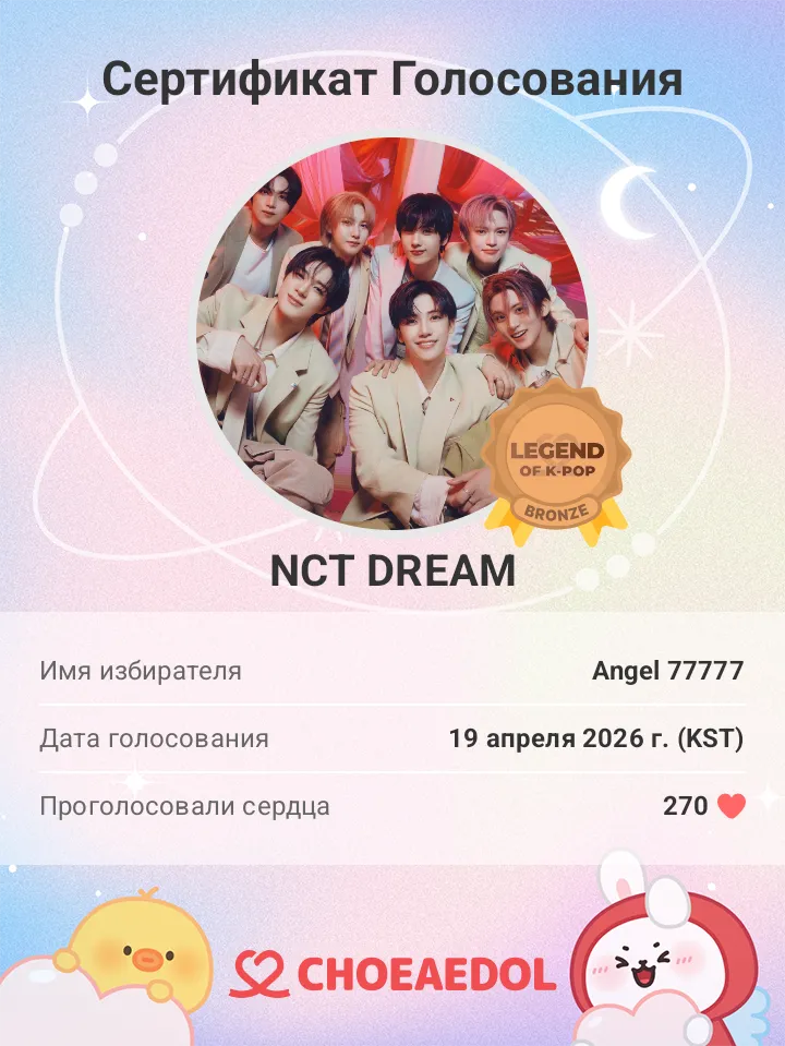 Recent activity shot of NCT DREAM