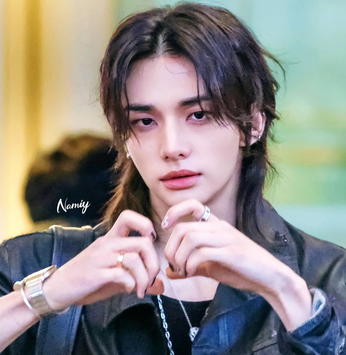 Behind-the-scenes cut of Hyunjin (Stray Kids)