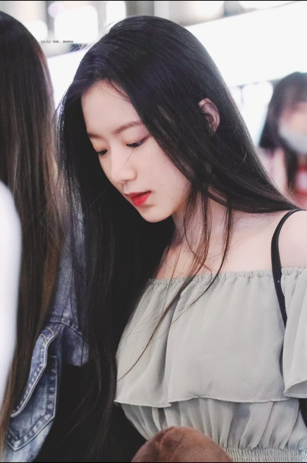 Momen yang diabadikan oleh penggemar i-dle