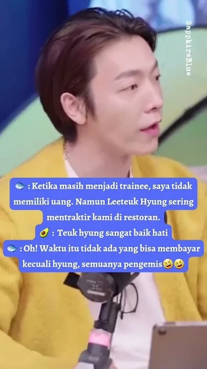 Behind-the-scenes cut of Leeteuk (Super Junior)