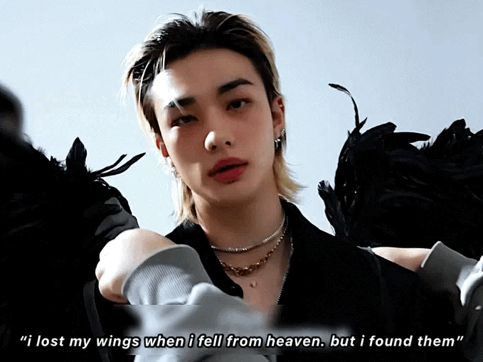 A moment captured by Hyunjin (Stray Kids)'s fan