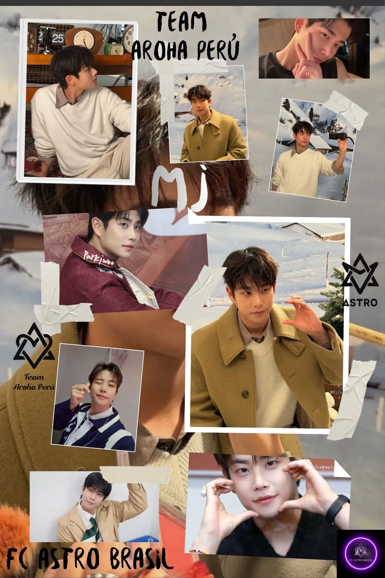 A moment captured by MJ (ASTRO)'s fan