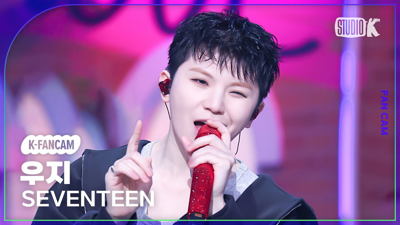 A moment captured by Woozi (SEVENTEEN)'s fan