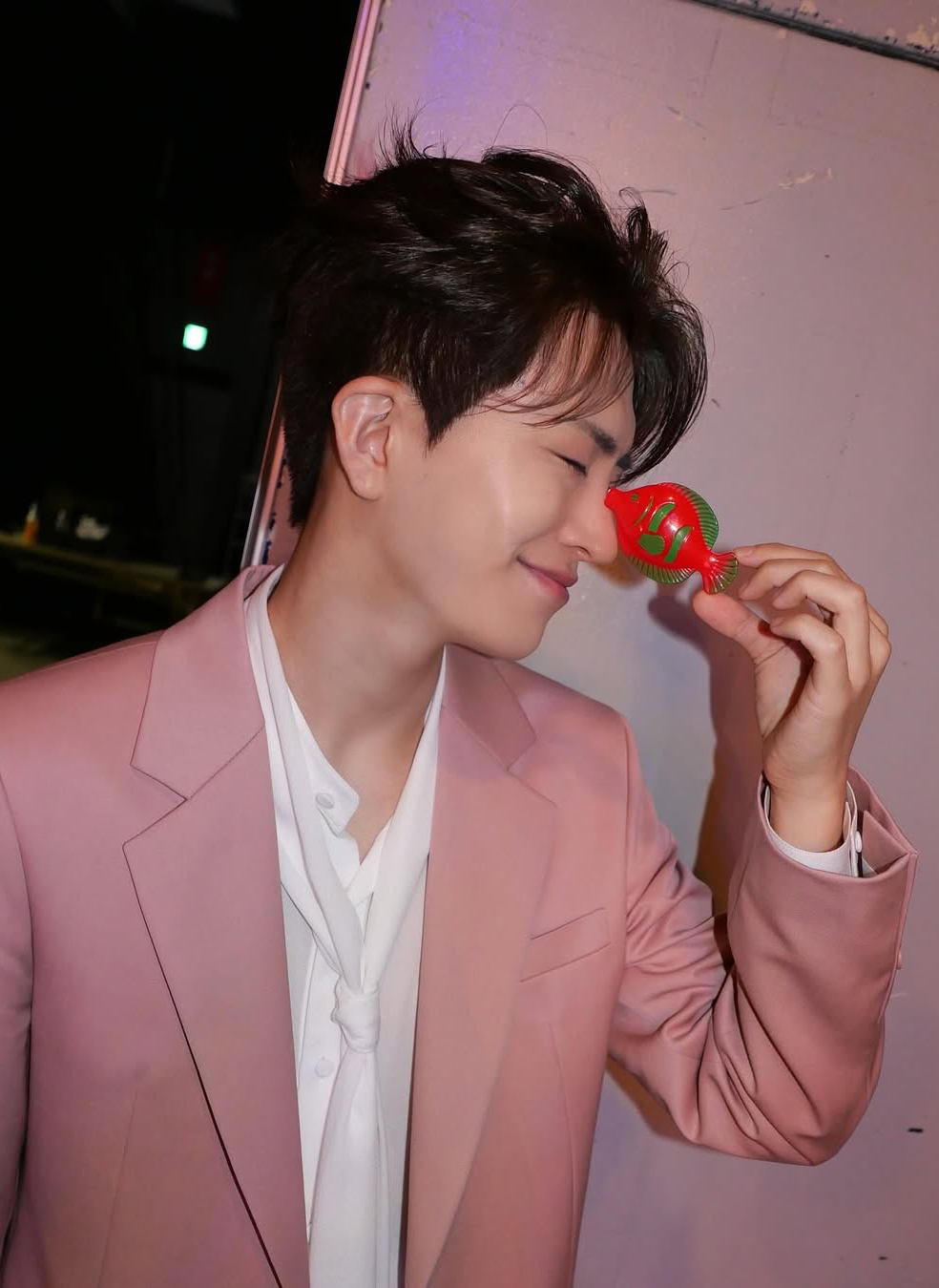 A moment captured by Youngjae (GOT7)'s fan