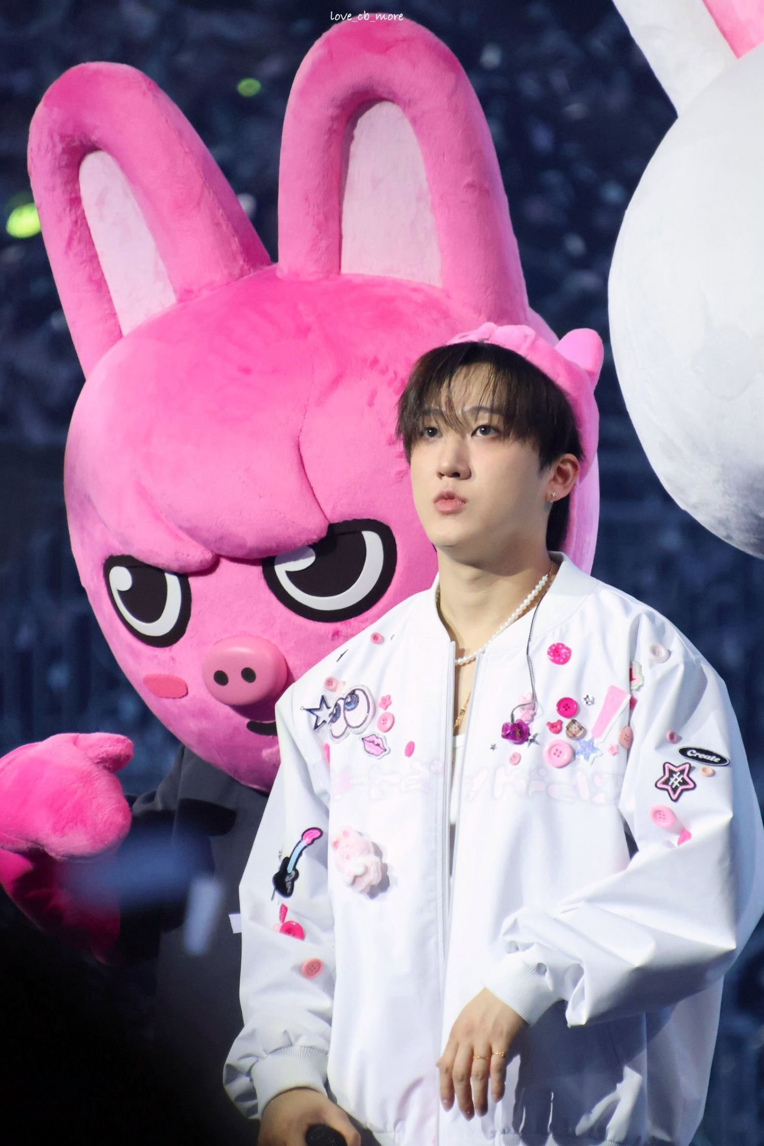 A moment captured by Changbin (Stray Kids)'s fan