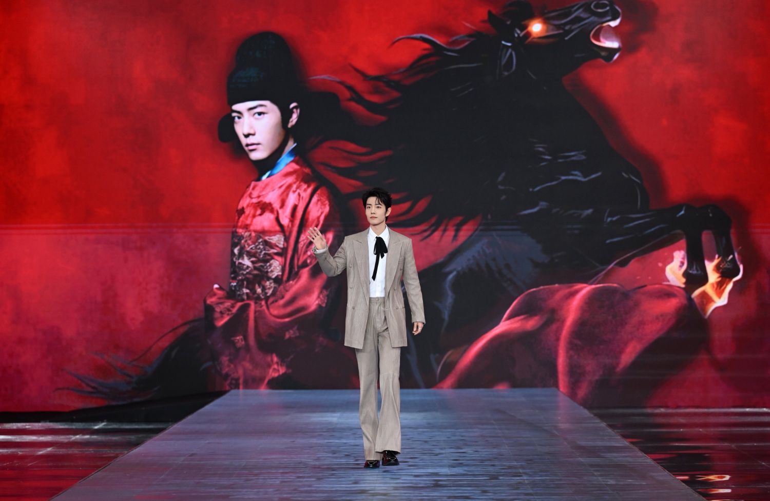 Recent activity shot of Xiao Zhan