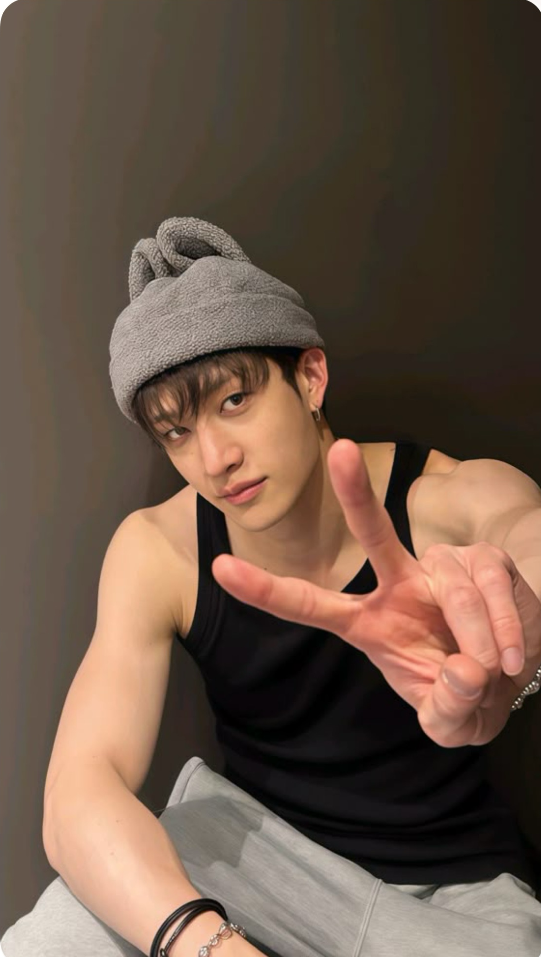 A moment captured by Bang Chan (Stray Kids)'s fan