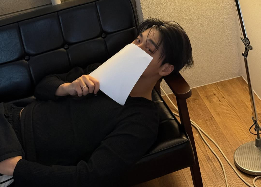 A moment captured by San (ATEEZ)'s fan