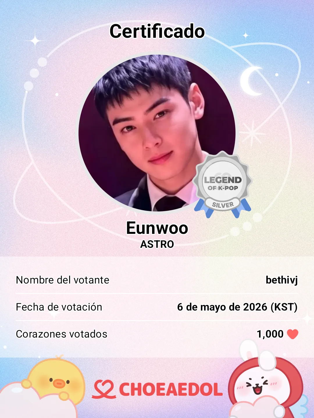 Latest photo of Eunwoo (ASTRO)